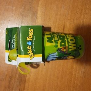John Deere take and toss sippy cups
